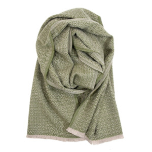 Koli Soft Merino Scarf 60x220cm, Beige-Olive