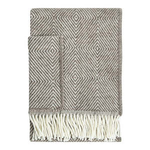 Furniture: Maria Pocket Shawl 60x180cm, Brown-White