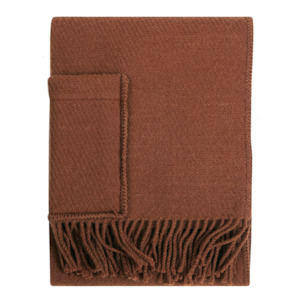 Furniture: Uni Pocket Shawl 60x170cm, Cinnamon