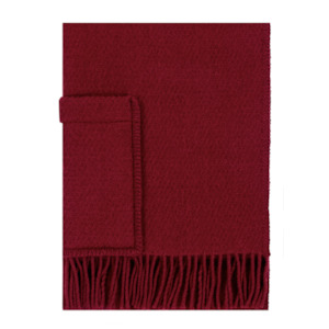 Furniture: Uni Pocket Shawl 60x170cm, Dark Red