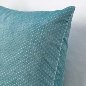 Furniture: Ikea Venche Velvet Cushion Cover, 50x50cm, Light Blue