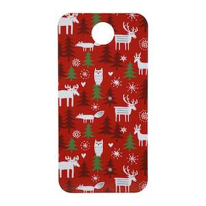 Furniture: Klippan Cutting Board 20x40cm, Christmas Forest