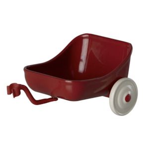 Furniture: Maileg Tricycle Trailer Mouse Red