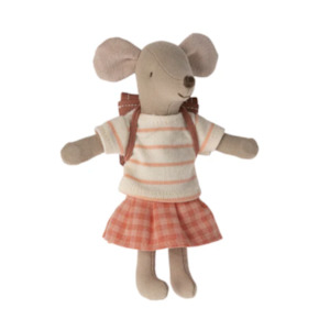 Maileg Tricycle Mouse Big Sister, Coral 2024