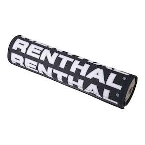 Renthal SX Handlebar Pad 10in - Black / Silver / White Retro