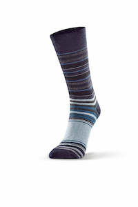 Baby wear: Varied Stripe Sock - Navy