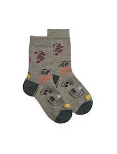 Baby wear: Kids Toma-toes Sock - Sage