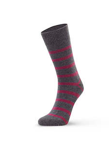 Possum Stripe Cushion Sock - Fuchsia