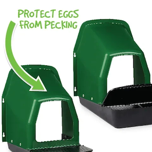 Products: Bainbridge Plastic Nesting Box w/ Roll Away. (Inside Use) Northern Hylines