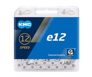 Bicycle and accessory: KMC E12 Turbo eBike Chain 130 Links