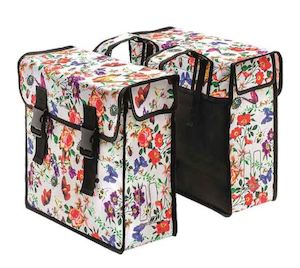 Bicycle and accessory: Basil Mara XL Double Bag - Meadow