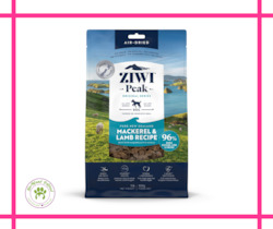 Store-based retail: Ziwi Peak Air-Dried Mackerel and LAmb Dog Food 1Kg