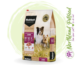 FREE TREATS with 7kg or Larger -- BlackHawk Grain Free Lamb Adult