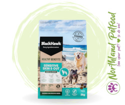 BlackHawk Dog Healthy Benefits Sensitive Skin & Gut