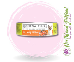 Store-based retail: Omega Plus- King Salmon 85g / 1 Can