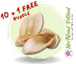 NATURA Beef Ears Bundle - 10 + 1 FREE!