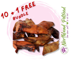 NATURA Venison Hooves Bundle - 10 + 1 FREE!