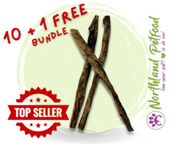 NATURA 30cm XL Bully Sticks Bundle - 10 + 1 FREE!