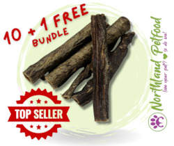 NATURA 15cm XL Bully Sticks Bundle - 10 + 1 FREE!