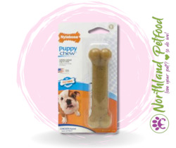 SALE 15% OFF AT CHECKOUT -- Nylabone Flexible Puppy Bone