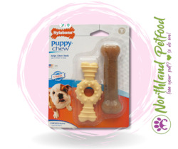 SALE 15% OFF AT CHECKOUT -- Nylabone Puppy Twin Pack