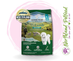 Store-based retail: Addiction Le Lamb Small Dog 1.5kg -- NEW!