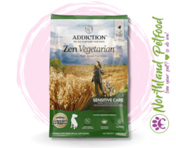 Store-based retail: Addiction Zen Vegetarian Dog