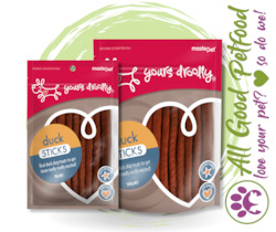 Yours Droolly Duck Sticks - 110g/500g