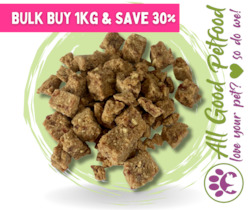 NATURA Beef & Chicken Bites - BULK 1KG SAVE 30%