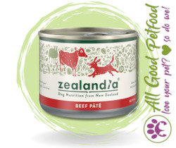 SALE -- 25% OFF -- Zealandia Dog Beef Pate 170g