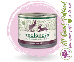 Store-based retail: SALE -- 25% OFF -- Zealandia Dog Wallaby Pate 170g