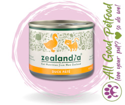 SALE -- 25% OFF -- Zealandia Cat Food Duck 170g