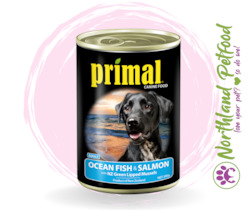 Primal Canned Dog Food - Ocean Fish & Salmon