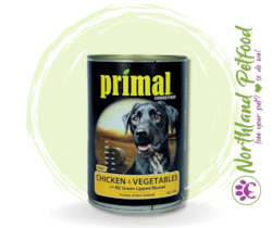 Primal Canned Dog Food - Chicken & Vegetable