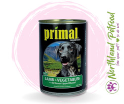 Primal Canned Dog Food - Lamb & Vegetable