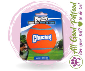 Chuckit Tennis Ball Lge - 1pk