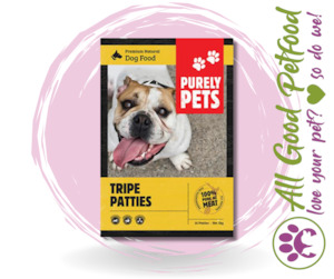 Purely Pets Tripe Patties 1kg / IN STORE ONLY