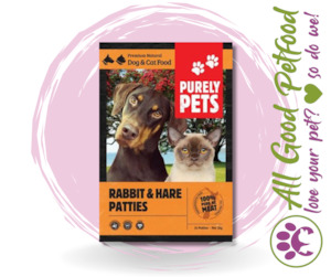 Purely Pets Rabbit/ Hare Patties 1kg / IN STORE ONLY