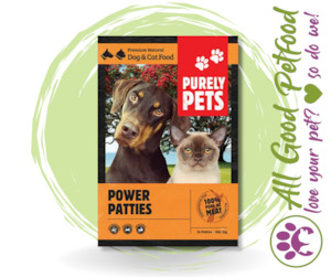 Purely Pets Power Patties 1kg / IN STORE ONLY