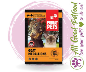 Purely Pets Goat Medallions 1kg / IN STORE ONLY