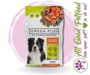 INTRODUCTORY SALE -- 20% OFF -- Omega Plus King Salmon Dry Dog Food - 7kg