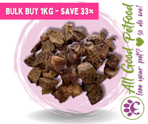 Store-based retail: BULK 1kg Natura Lamb Lung Marshmallows Cubed**NEW! - SAVE 33%!!