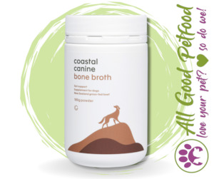 Coastal Canine Bone Broth Powder Supplement for Dogs - 180g