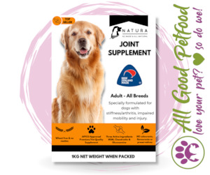 Natura Joint Supplement - MSM Chondroitin and Glucosamine Dog Joint Supplement