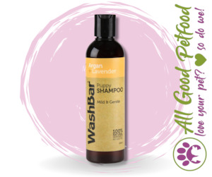 Store-based retail: Washbar Puppy- Argan & Lavender Shampoo 250ml