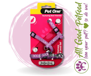 Pet One Harness & Lead Set - Cat/Kitten Reflective