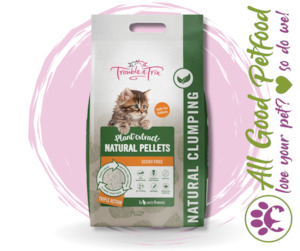 Trouble & Trix Natural Clumping Cat Litter - 15L