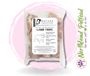 Store-based retail: NATURA Lamb Tripe 1kg / IN STORE ONLY