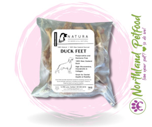 Store-based retail: NATURA Duck Feet 1kg / IN STORE ONLY