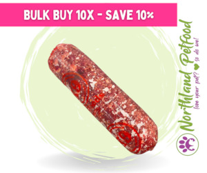 Store-based retail: K9 Tongue, Cheek and Heart Roll BULK  Save 10% [10 x 1.8Kg ] / IN STORE ONLY